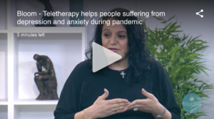 teletherapy helps people suffering from depression and anxity during pandemic