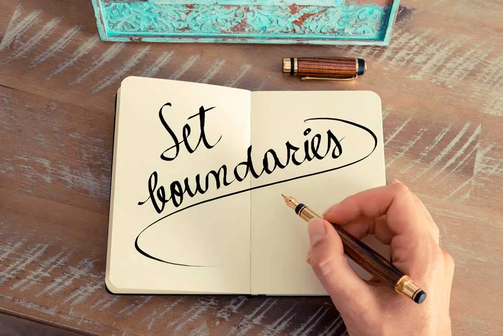 Setting boundaries